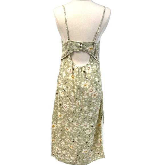 American Eagle Womens Midi Dress Size S Fairy Garden Cottagecore Floral Dainty - Picture 3 of 11